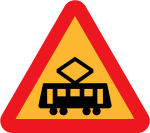 tram roadsign